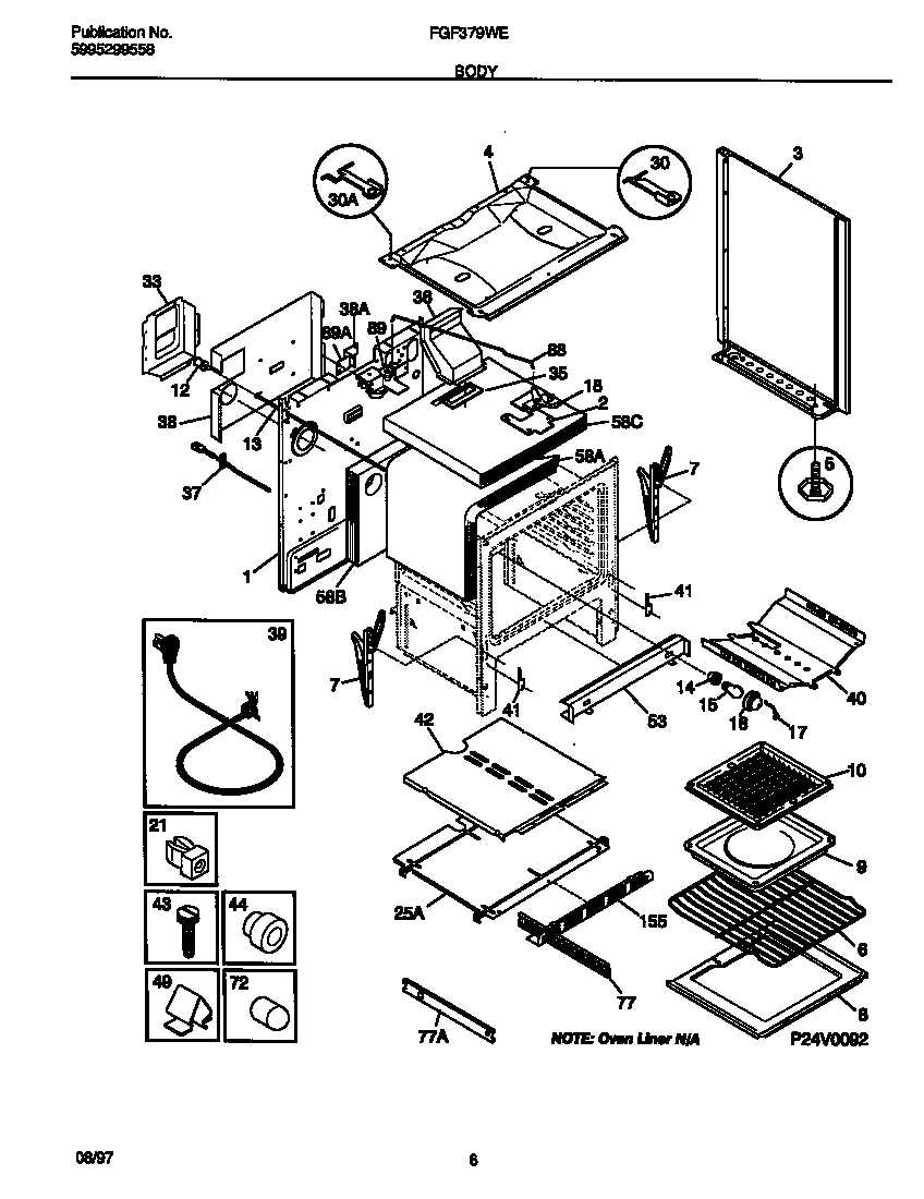 samsung gas stove parts diagram