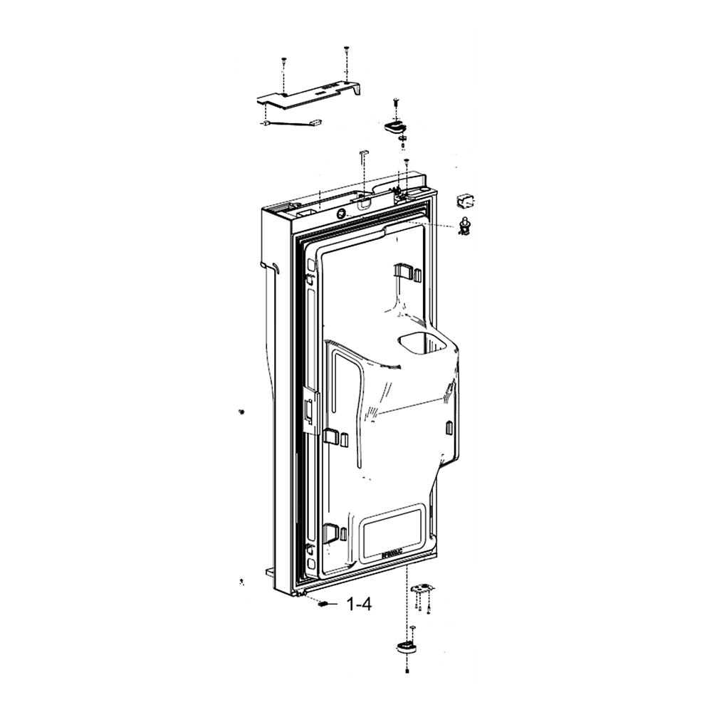 samsung refrigerator door parts diagram