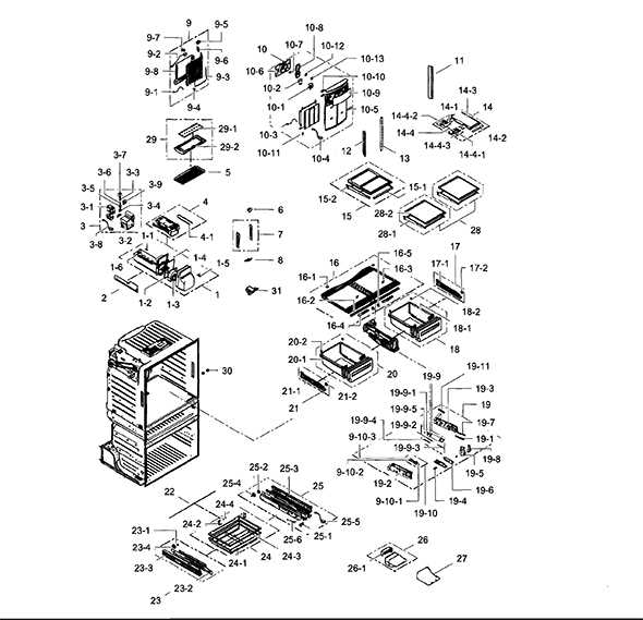 samsung rf4289hars parts diagram