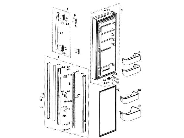 samsung rfg237aars parts diagram