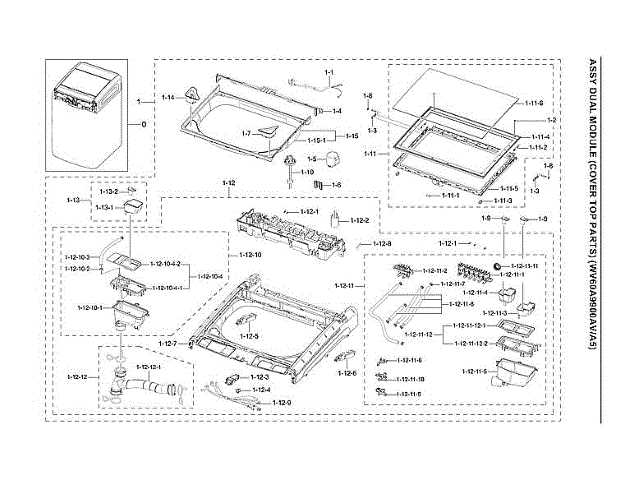 samsung top load washer parts diagram