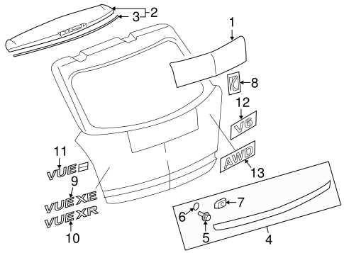 saturn parts diagram