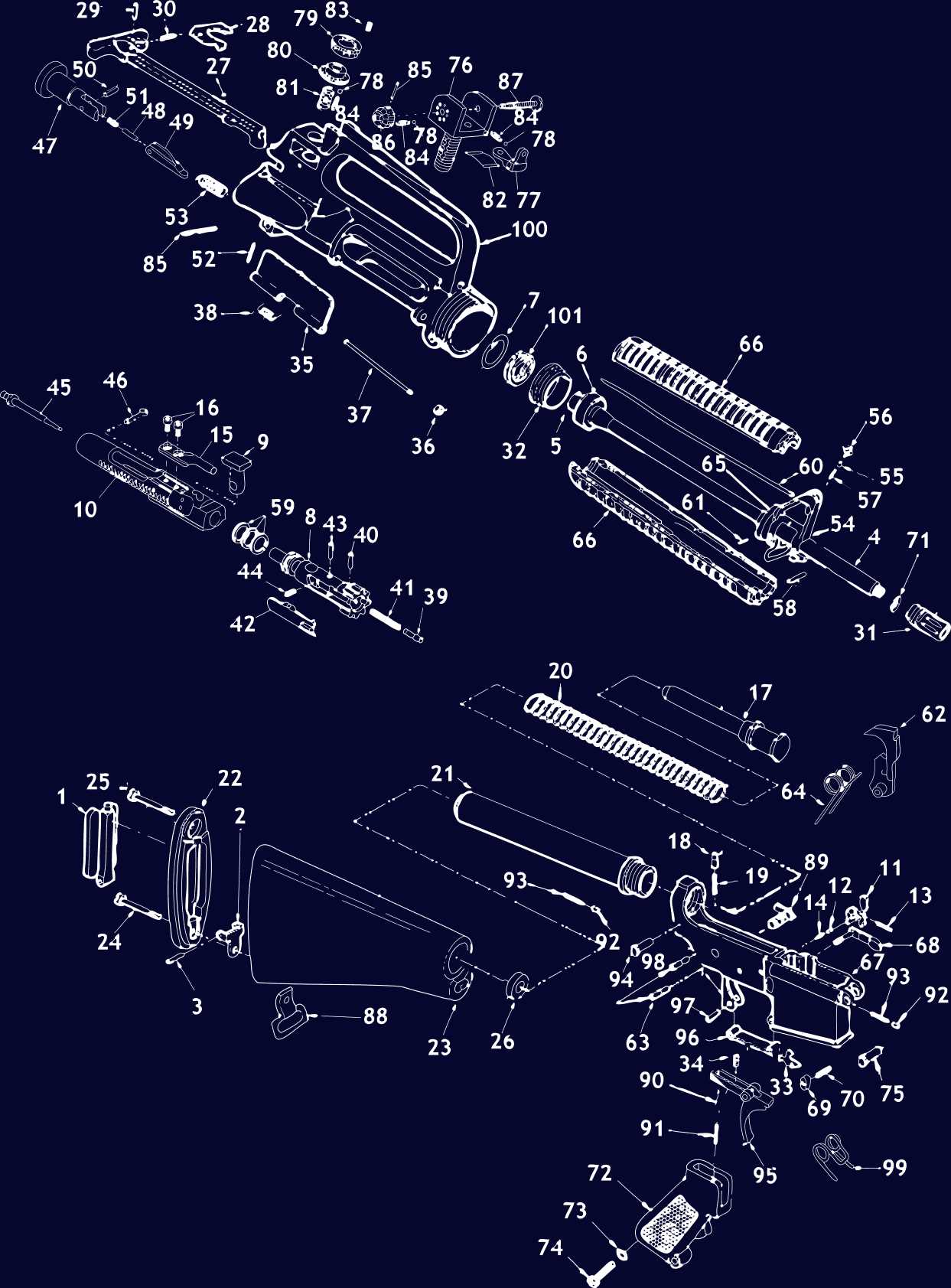 savage model 64 parts diagram