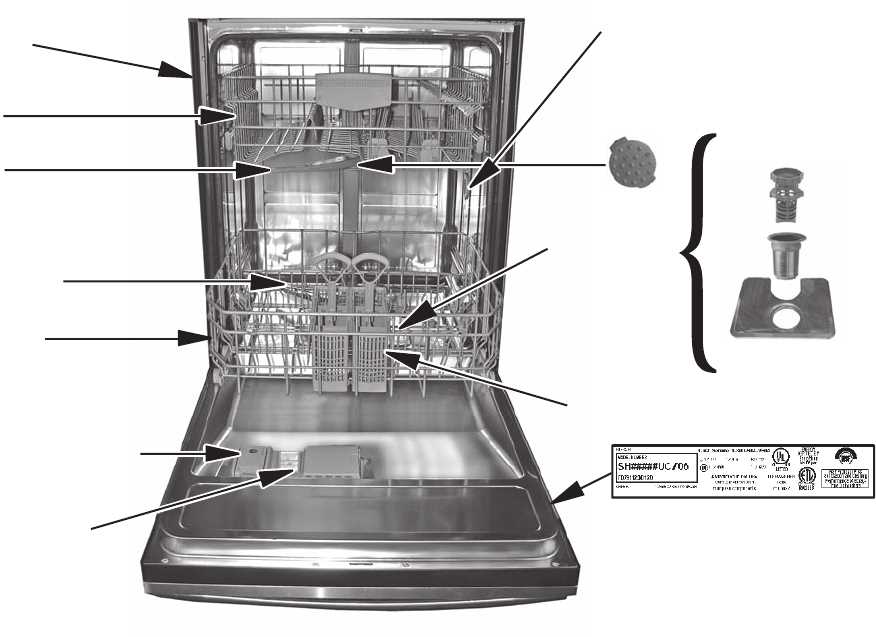 schematic bosch dishwasher parts diagram