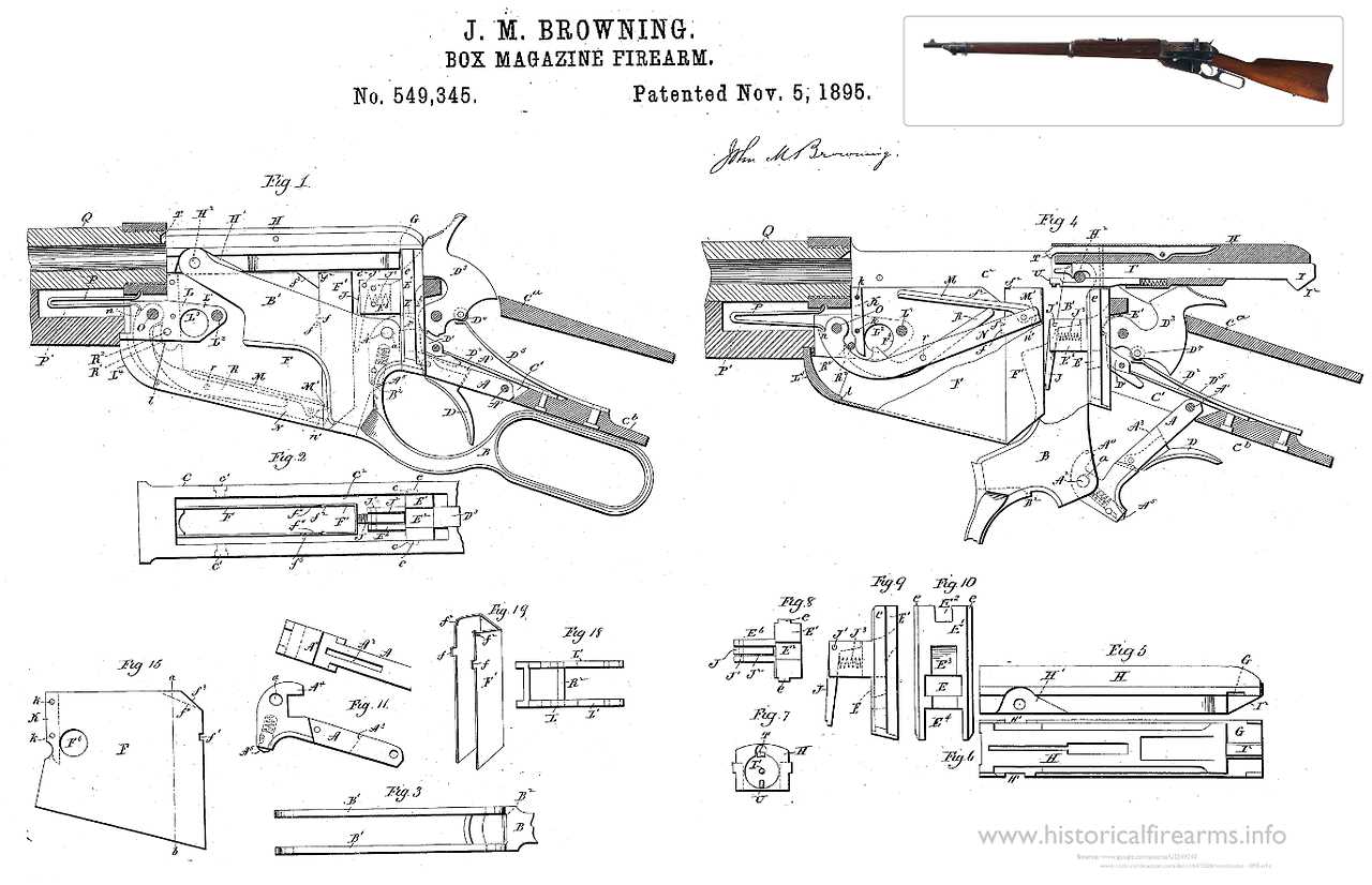 winchester 1895 parts diagram