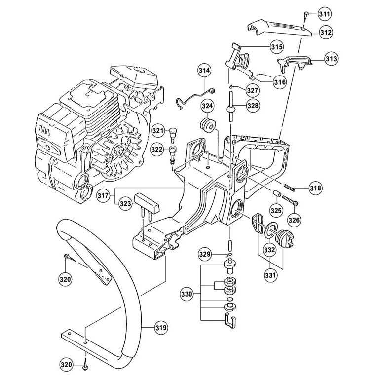 schematic stihl 028 wood boss parts diagram