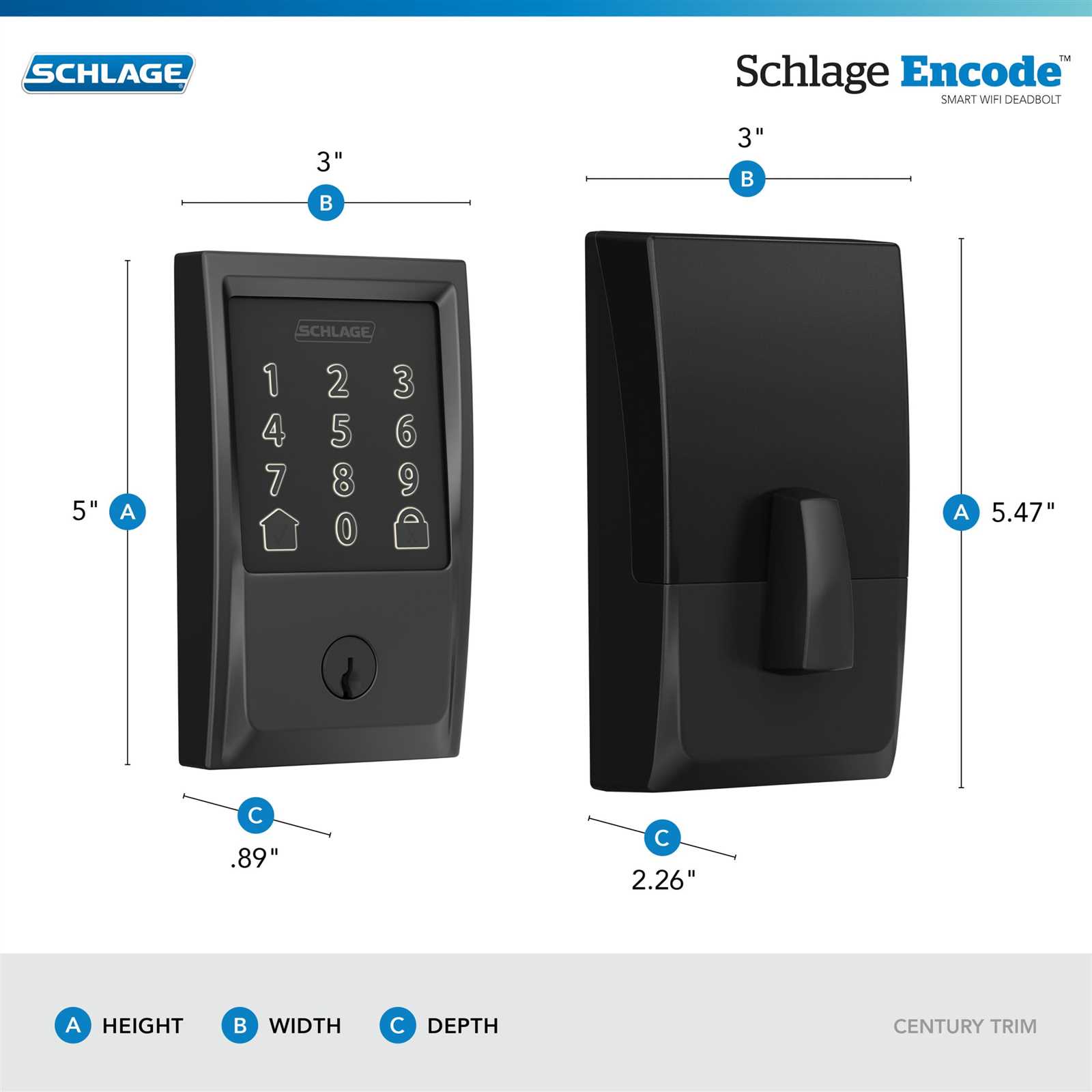 schlage encode parts diagram