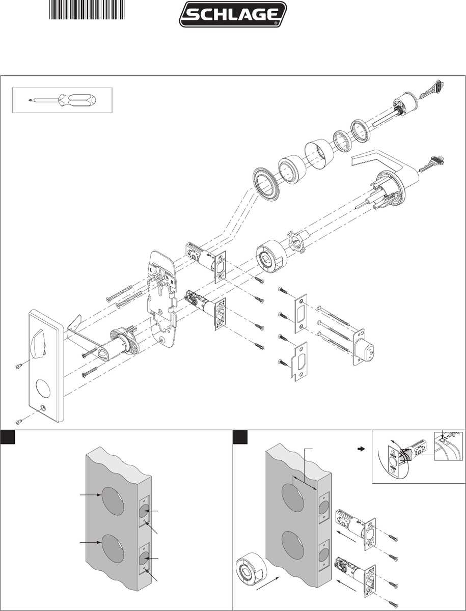 schlage fe595 parts diagram