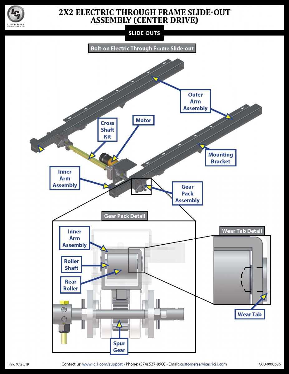 schwintek slide out parts diagram