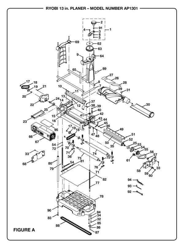 ryobi router parts diagram