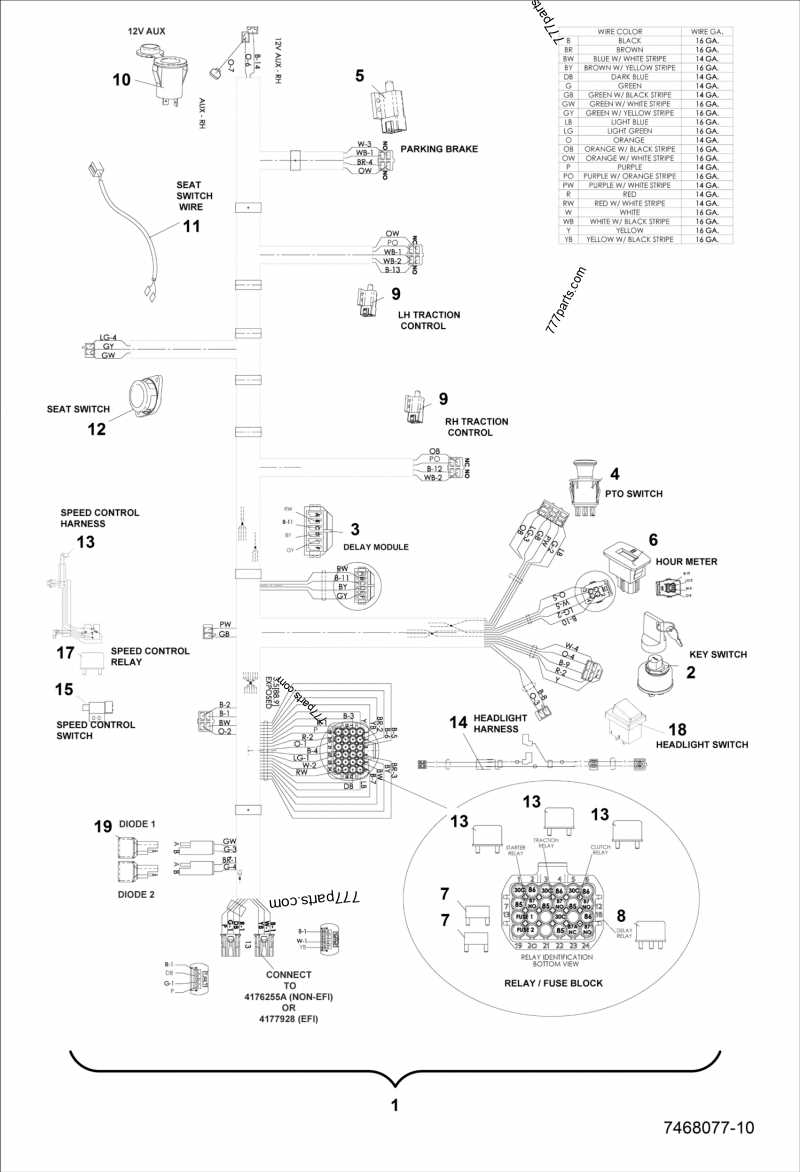 zt7000 parts diagram