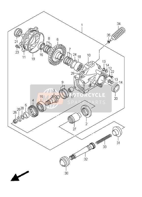 suzuki king quad 400 parts diagram