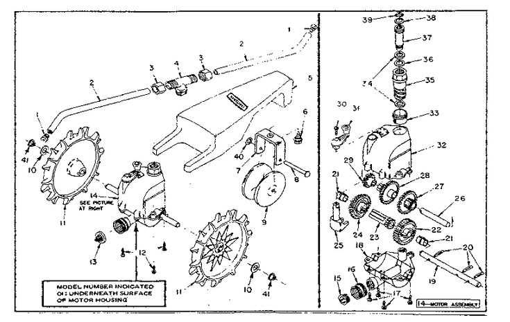 sears lawn tractor parts diagram