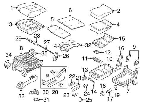 seat parts diagram