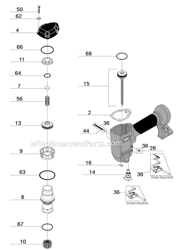 senco finishpro 35 parts diagram