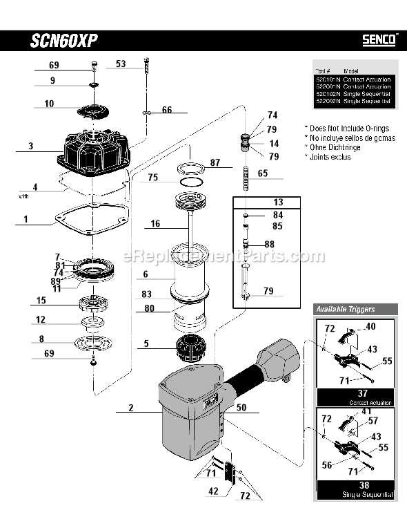 senco sks parts diagram