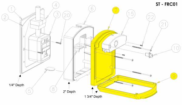 sentry safe parts diagram