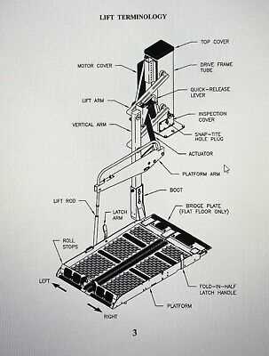 stair lift parts diagram