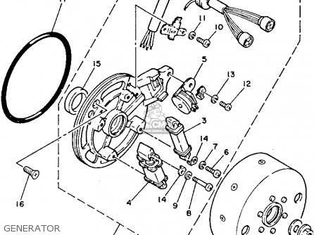 yamaha moto 4 parts diagram