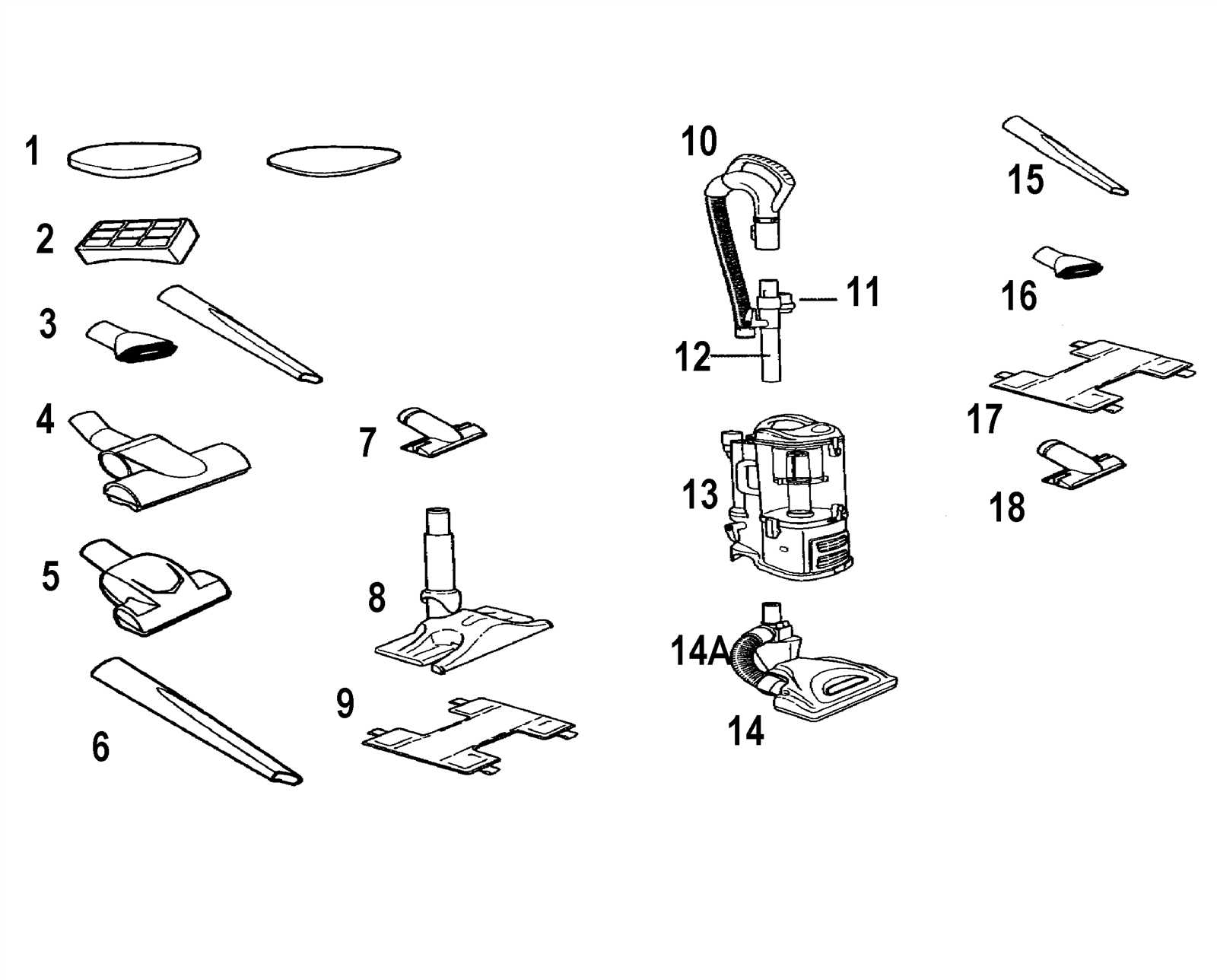 shark lift away vacuum parts diagram