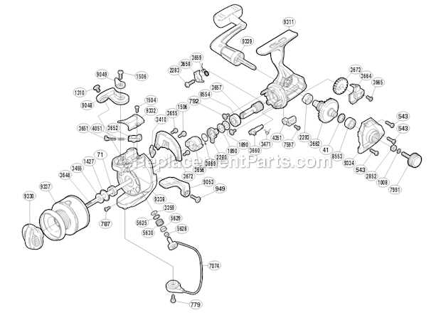 shimano reel diagrams parts lists