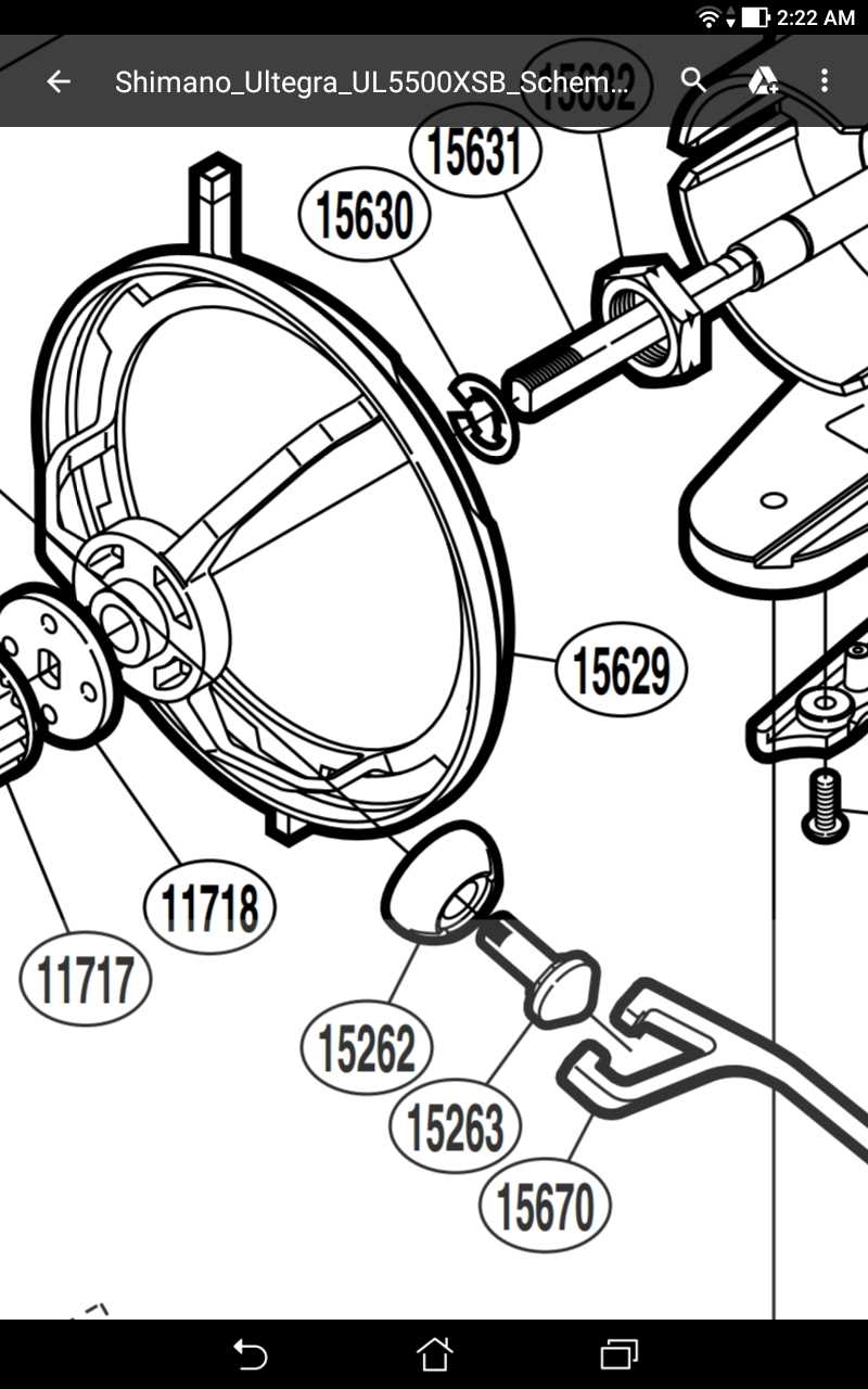 shimano reel parts diagram