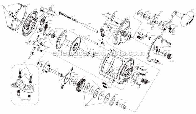 penn reel parts diagram