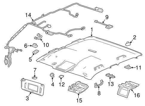 silverado interior parts diagram