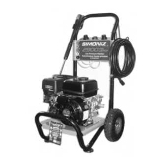 simoniz pressure washer parts diagram