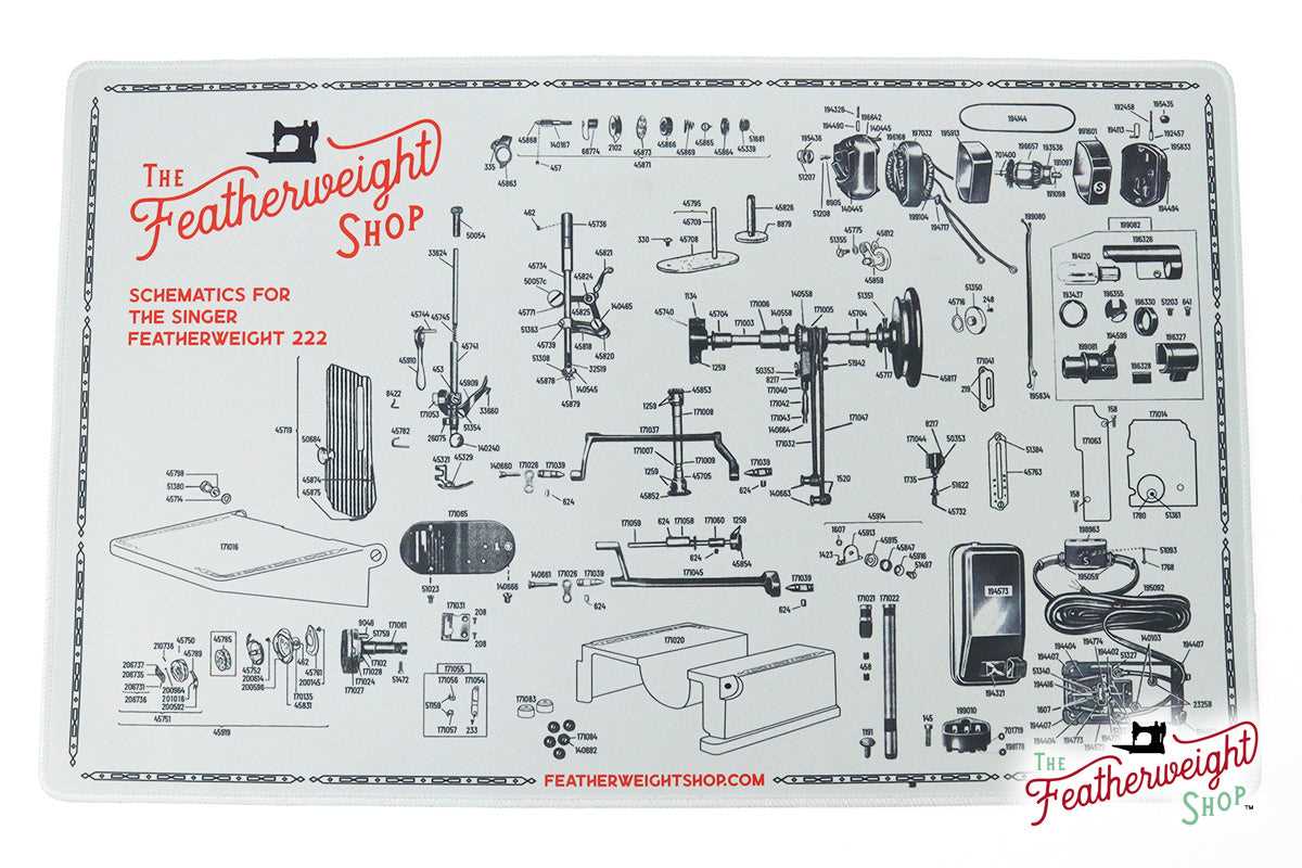 singer 201 2 parts diagram