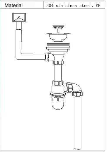 sink plumbing parts diagram