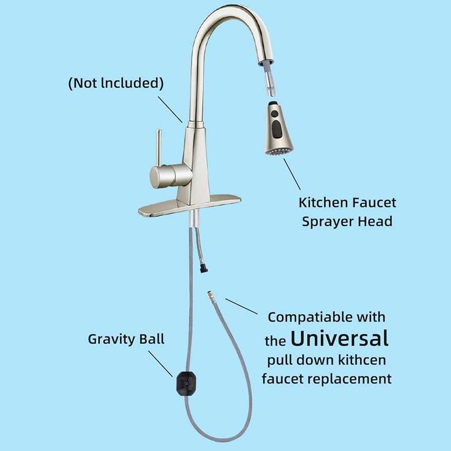 sink sprayer parts diagram