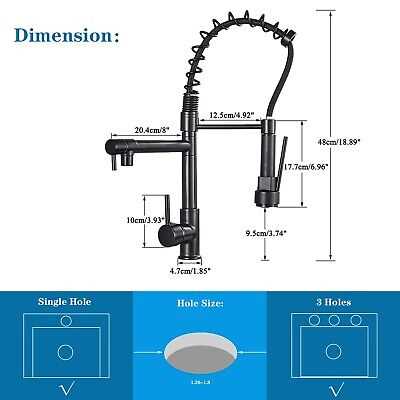 sink sprayer parts diagram