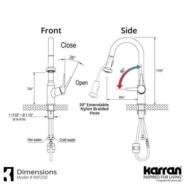 sink sprayer parts diagram