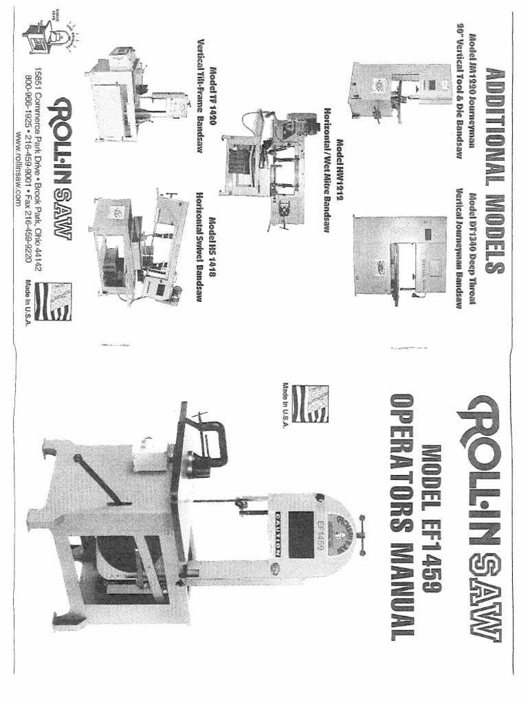 roll in saw parts diagram