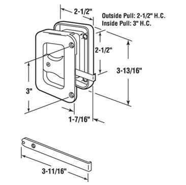 sliding screen door parts diagram