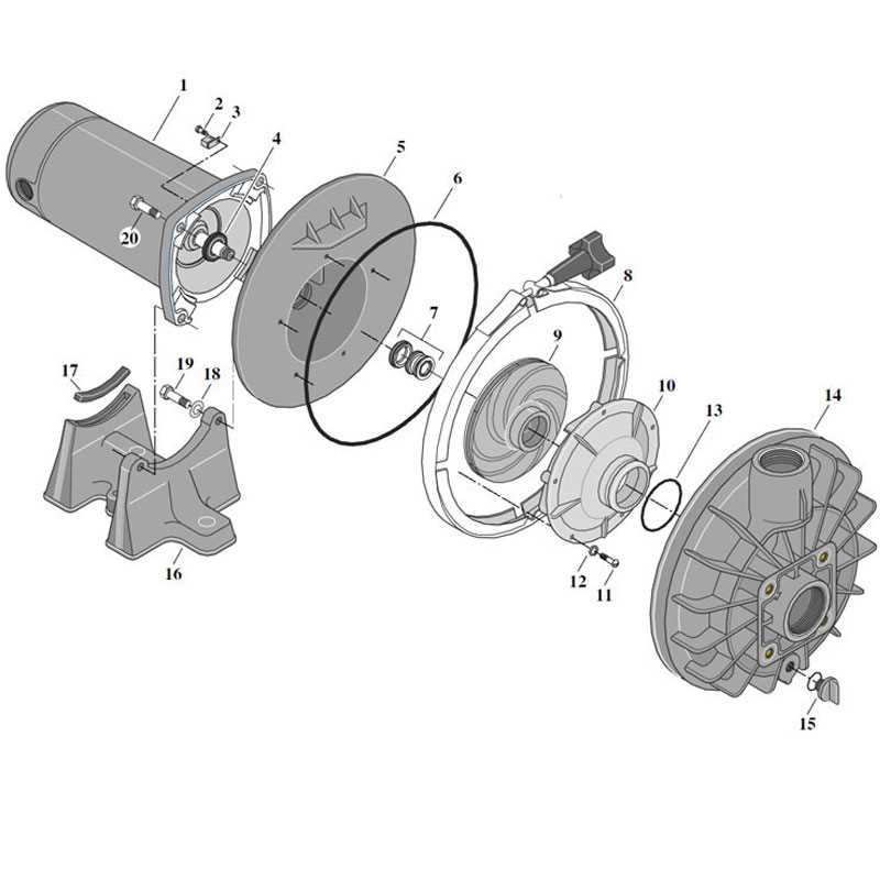 pentair challenger pump parts diagram