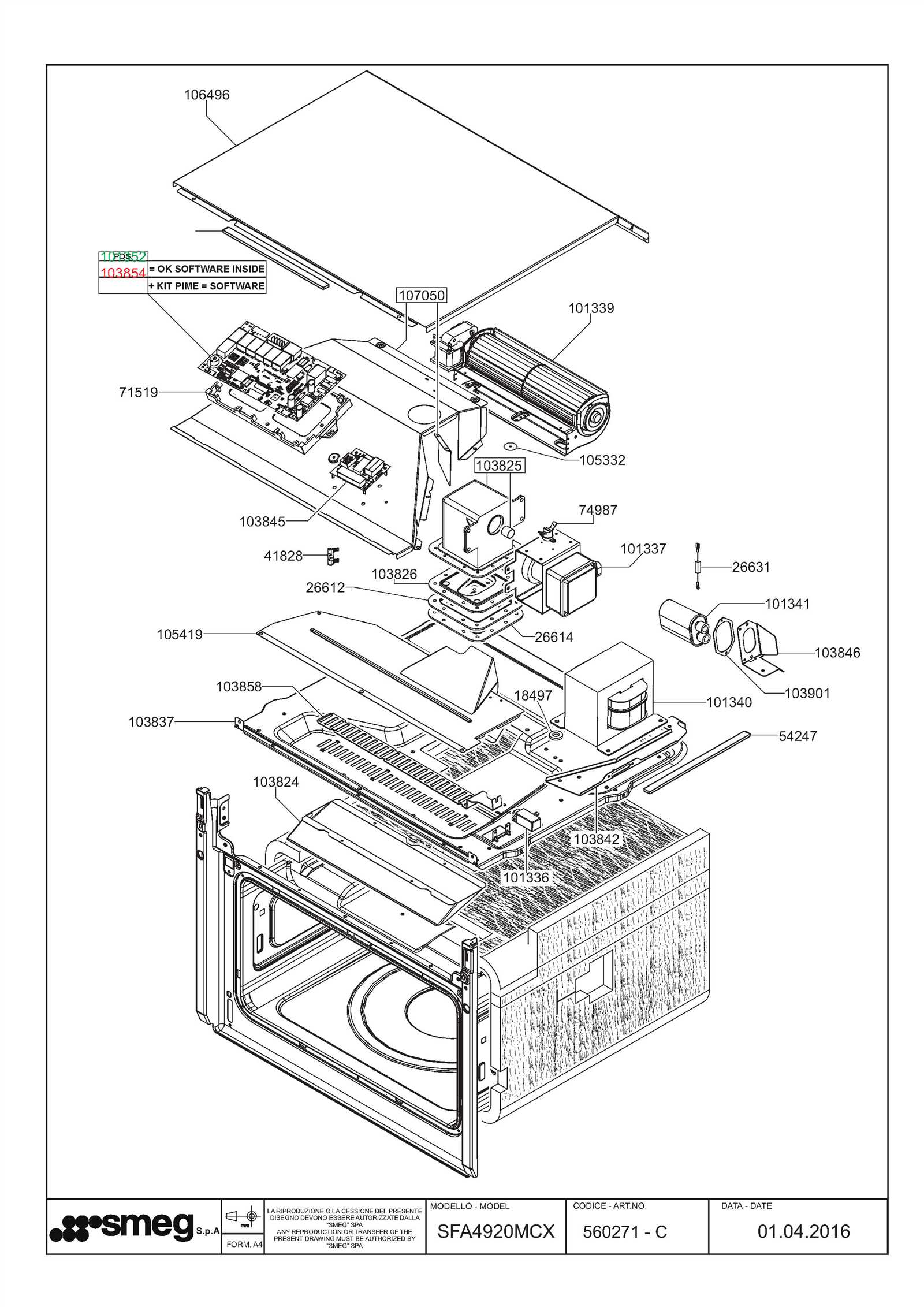 smeg parts diagram