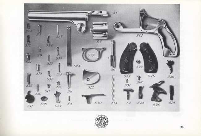 smith and wesson 38 special parts diagram