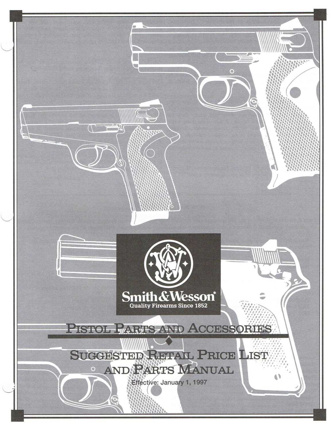 smith and wesson revolver parts diagram