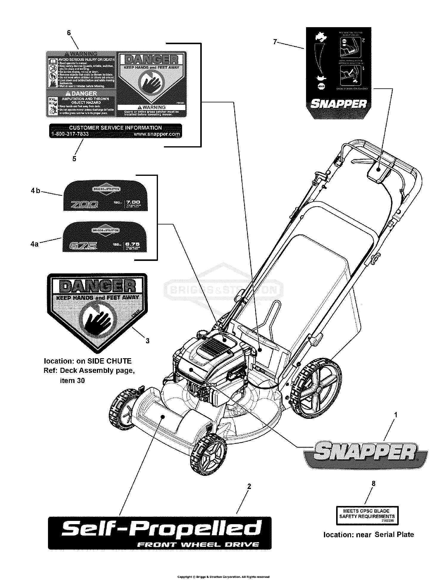 snapper hi vac parts diagram