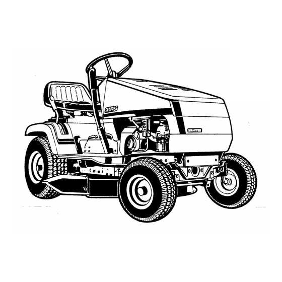 snapper riding mower parts diagram