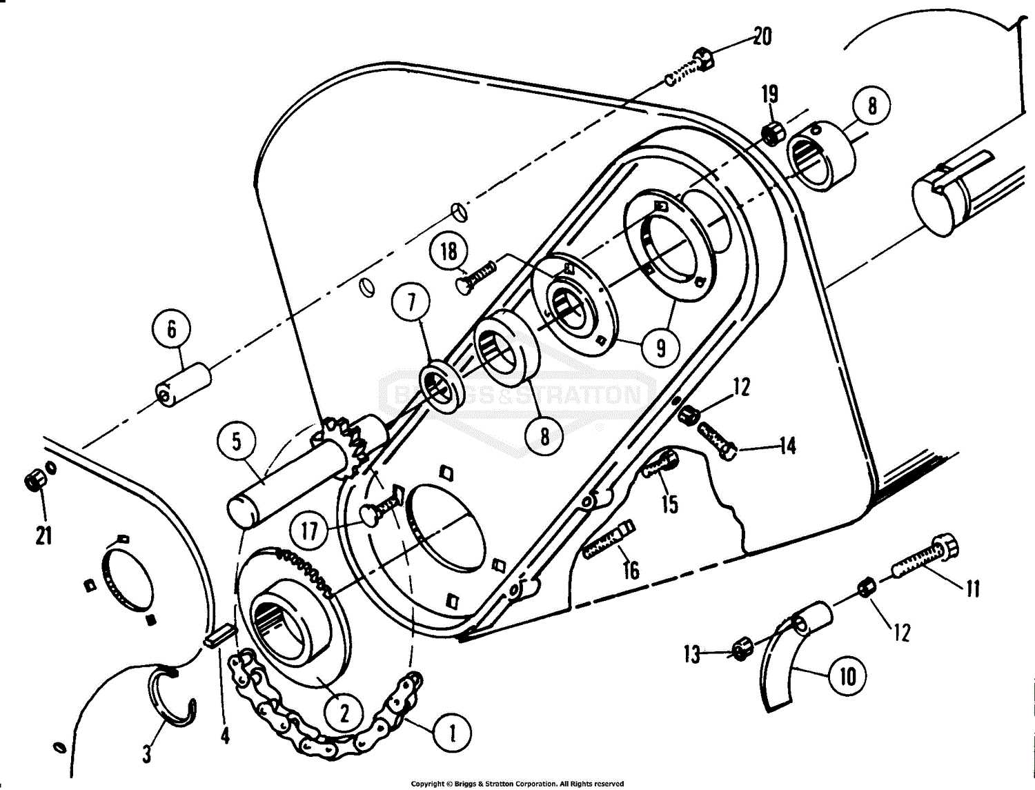 snapper tiller parts diagram