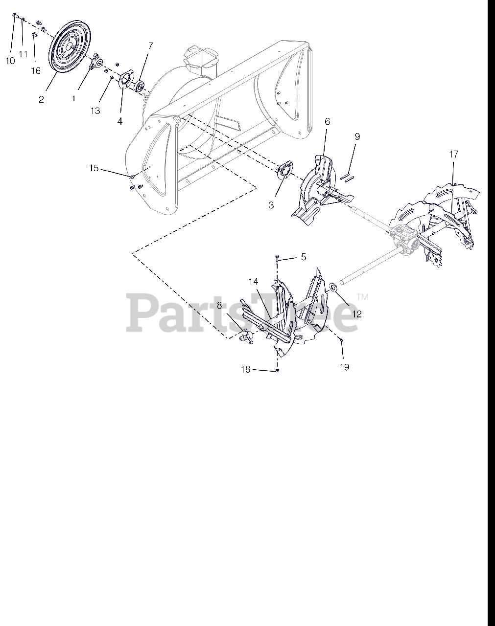 snow blower ariens snowblower parts diagram