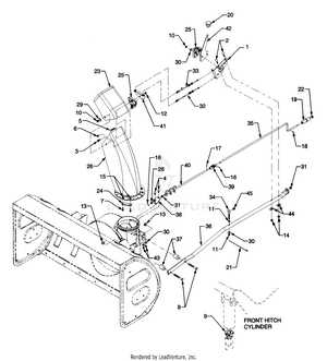 snow blower ariens snowblower parts diagram