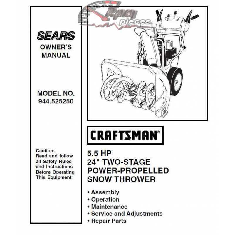 snow blower parts diagram