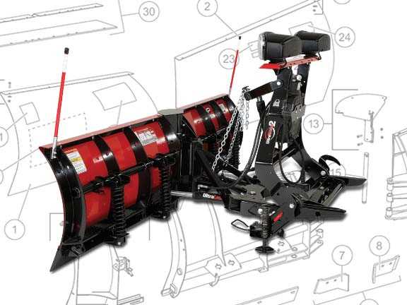 snow plow parts diagram