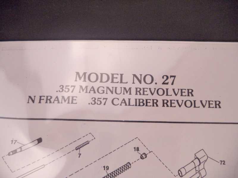 smith and wesson revolver parts diagram