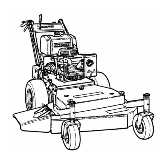 snapper mower parts diagram