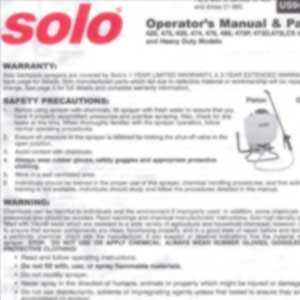 solo sprayer parts diagram